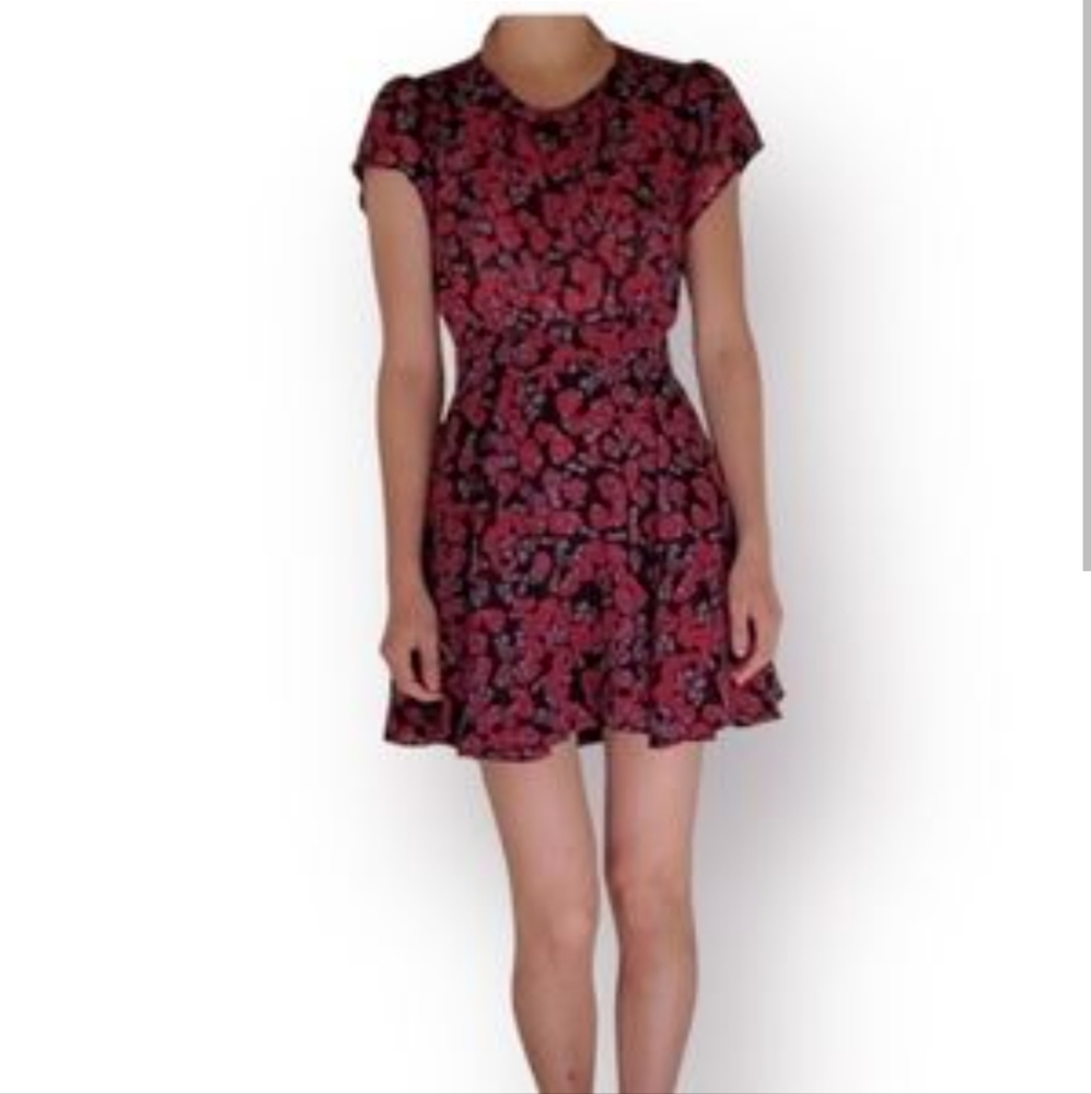 Nasty Gal Open Back Floral Mini Dress